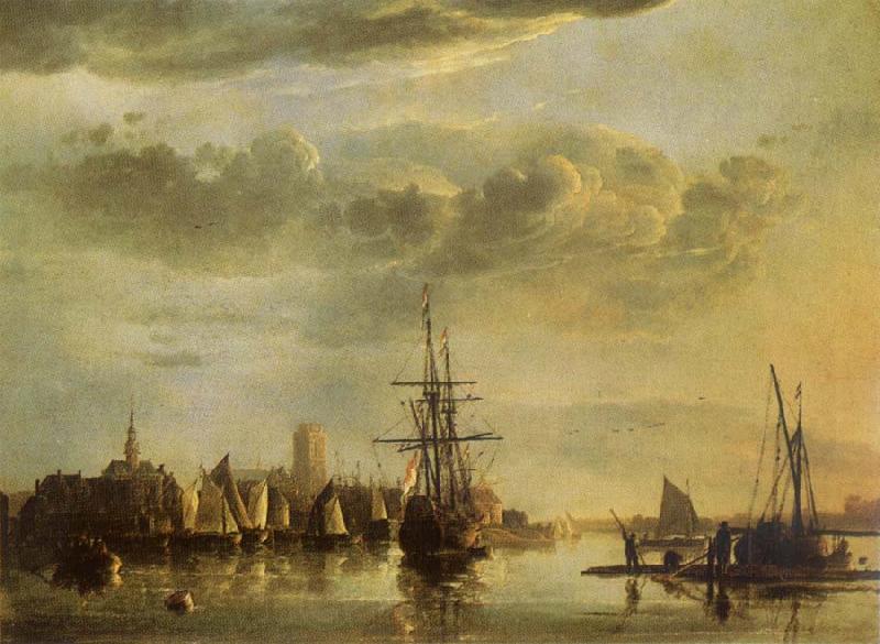 Aelbert Cuyp The Meuse by Dordrecht Norge oil painting art